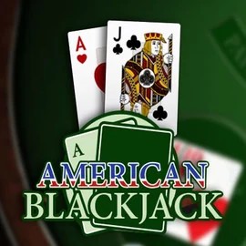 American Blackjack by Habanero, showcased at luckyhillsbet.com – game logo