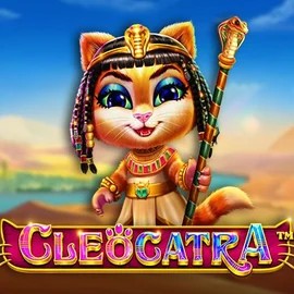 Cleocatra online game logo by Pragmatic Play on luckyhillsbet.com