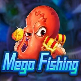 Mega Fishing logo by TaDa Gaming at LuckyHills Casino